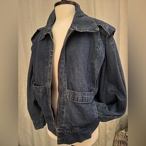 Denim Bomber Jacket